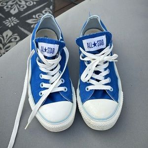 Converse Chuck Taylor All Star Electric Blue Sneakers; Women’s size 9.